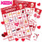 Valentines Day Large Size Bingo Game Card for Kids/Adults - 24 Players, Valentine Party Favor