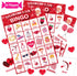Valentines Day Large Size Bingo Game Card for Kids/Adults - 24 Players, Valentine Party Favor