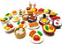 20 Assorted IWAKO Japanese Puzzle Erasers - Restaurant Food Collection (Randomly Selected)