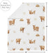 30x36in Sweet Jojo Designs Soft Baby Blanket (Boho Highland Cow) for Girls or Boys, Infant, Newborns, Toddler