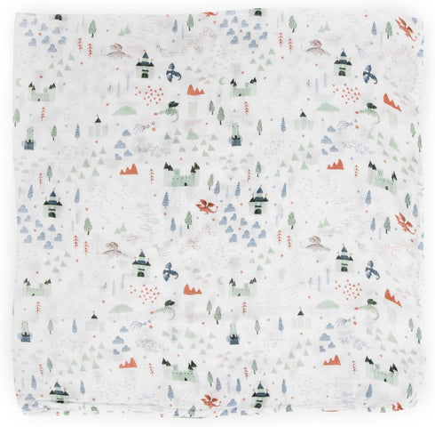 100% 47 47 Little Unicorn Deluxe Swaddle | Single | Rayon Muslin from Bamboo | Super Soft | Newborns and Infants |