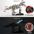 funxinee 12+, Mechanical Dinosaur Building Blocks Linkage Kit, Jurassic Animal Tyrannosaurus Rex Model with Lighting