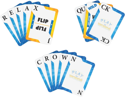 Play On Words Card Game - Creative Word Making Fun for All Ages, Family/Kid-Friendly