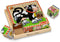 Melissa & Doug Farm Wooden Cube Puzzle - 6 Puzzles in 1 (16 pcs) - FSC Certified