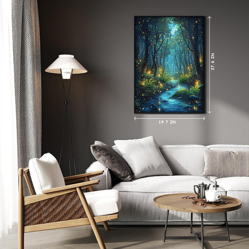 PICKFORU 1000 Impossible Puzzles for Adult Pieces, Magic Forest Fantasy Puzzle,Nature Difficult Challenging Jigsaw