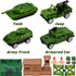105 Playset 4-8-12, Set 4 AuntyFey PCS Army Men with Army Men Action Figures, Army Men Soldiers Toys for Boys Kids Ages