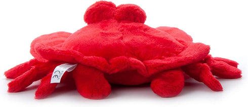 The Petting Zoo Crab Stuffed Animal, Bright Eye Ocean Animals, Red Crab Plush Toy 9 inches