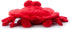 The Petting Zoo Crab Stuffed Animal, Bright Eye Ocean Animals, Red Crab Plush Toy 9 inches