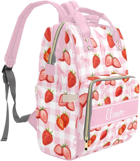 Noverbibi Backpack Backpack Personalized Mom Diaper Bag, Custom Name Baby for Mom, Waterproof Nursing Bag