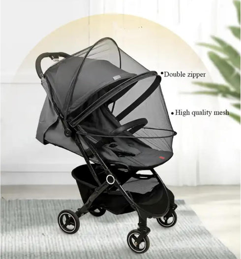 Mosquito Net Universal Stroller Netting - Mosquito Netting for Strollers - Durable Stroller Netting - Double Zipper Design Netting by WanderBaby