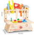 Set, Set 3 3 4 5 REXBETI Kids Tool Wooden Toddler Tool with Apron, Toddler Tool Bench, Educational Montessori Toys