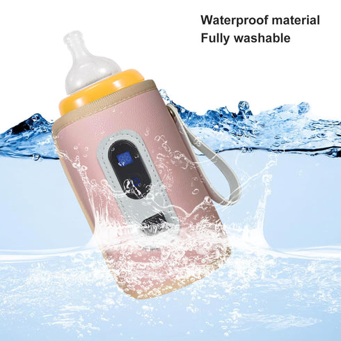 Stylebest 5 38C 55C, Baby Milk Bottle Warmer, Portable USB Digital Display with Adjustable Temperatures