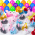HIKISS 36 Pack Easter Eggs Filled Plush Bunny Toys, Mini Colorful Bunny