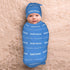 Customizable Baby Blankets with Hats - Personalized Gifts for Boys and Girls