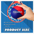 6 Pcs Basketball Stress Balls, 4 Inch Soft Mini Foam Balls for Indoor Outdoor Sport Theme Parties