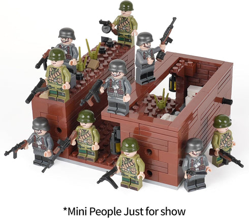 WW2 Medical Point Military Building Block Set, 237PCS for Children's Military Block Creations