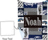 Cozy Personalized Baby Blanket for Boys, Personalized Baby Gifts, Custom Name Baby Blanket, Plush and Blanket with Navy