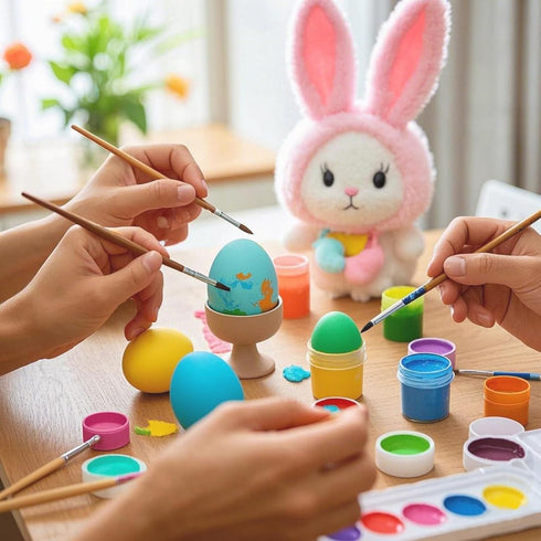Sets WHOHOLL Wooden Easter Play Eggs Toy, Play Food for Kids Kitchen, Sturdy Wood Eggs with Magnetic Separable Yolk