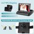TIKATARER 43 Inch 1920x1080 140 Baby Car Camera, Foldable Screen HD Degree Wide Angle Real Time View Monitor for Most