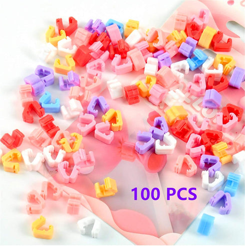 Balloon Clips, 100PCS Tying Tool for Faster Knotting