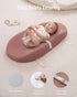 Blissful Diary Muslin Baby Changing Pad with Waterproof Lining Foam, Diaper Changing Table Pad with Cover for Dressers