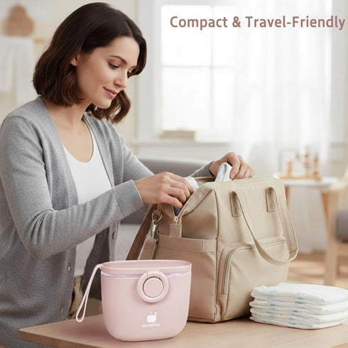 8.8OZ, 0.55LB, 250g,500ml Termichy Baby Formula Dispenser, Portable Milk Powder Dispenser Container with Carry Handle