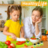 YONSEN 13PCS Set- Set 3-12 Toddler Knife Kids Knifes for Real Cooking,Montessori Toy Safe Kitchen Knife for Toddler