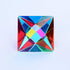 CMY Cubes The Aether (50mm) - Cyan, Magenta & Yellow Polyhedron for Subtractive Color Mixing Educational Desk Object
