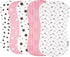 5-Pack 19 9 2 Dodo Babies Baby Burp Cloths - Soft & Absorbent Baby Spitup Cloths - Contoured Shape for Infant