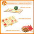 Kathfly 2 Pieces Leaf Wooden Jigsaw Puzzles Montessori Toy for Early Educational Learning Gift