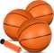 Mini Basketball for Indoor Mini Basketball Hoop, 7" Soft Rubber Replacement Basketballs Toy for Kids Adults, Pool Beach