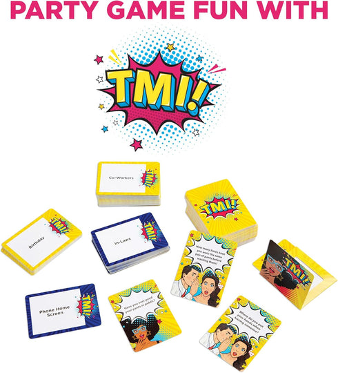 TMI - Fun Party Card Game with Suggestive Humor for Ages 17+ with 4 or More Players