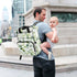 SUABO Backpack Beautiful Leaf Pattern Baby Diaper Bag Large Bag Waterproof Travel Diaper Bags for Moms and Dads