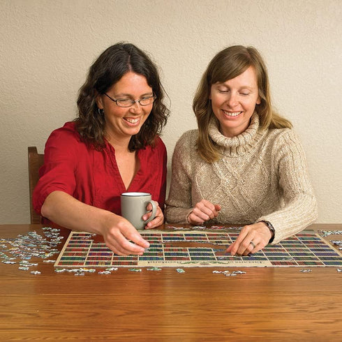 1000 Cobble Hill Piece Puzzle - Tartans of Scotland - Sample Poster Included