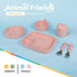 Nuby Animal Friend Silicone Round Bowl, Toddler Bowl for 6+ Months, Pink Whale