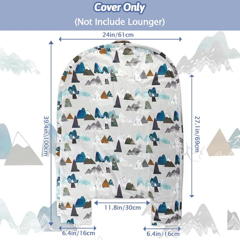 Cozy 0-12 Baby Car Seat Cover, Car Carseat Canopy Boys, Minky & Baby Lounger Replacement Cover, Newborn Lounger Cover