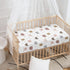 Winpema 28"x52" Cartoon Bears Print Fitted Crib Sheet Bears Baby Crib Sheet Fit Standard Crib and Toddler Mattress,Crib