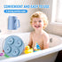 JOY ANAN 100% Baby Bath Rinse Cup with Suctions, Food Grade Silicone, Rinser to Wash Hair and Body with Easy Grip