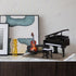 1/12 iLAND Piano Music Box & Miniature Violin w/Giftbox, Scale Accessories of Dollhouse Piano Room with Timeless Melody