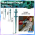 TXB3DOK 31.5 3D 3D 3D Large Printed Dragon Bigger Fidget Animals Toys, Giant Flexible Articulated Fidget Toy, Huge