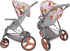 509 3-Wheel 24", 3+ Crew: Melange Flora - Mabelle Doll Jogger Stroller - Accessory for Dolls Up to Large Canopy