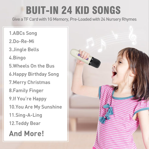 FINYIORE 2-12 Karaoke Machine for Kids Adults Unique Astronaut Shape Portable Bluetooth Speaker with Wireless