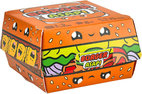 Blue Orange Games Burger ASAP! - Family Speed Matching Card Game for 2 to 5 Players, Ages 7 & Up