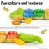 Infant Baby Musical Stuffed Animal Activity Toy with Teether, Crinkle, Rattle, Textures for Newborns 0-12 Months,