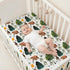 Set 4, 52 28 Inch Fitted Baby Crib Sheets of Unisex Crib Sheets for Boys Girls, Soft Neutral Crib Mattress Sheet