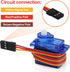 10Pcs SG90 9g Micro Servos for RC Robot Helicopter Airplane Controls, Car Boat