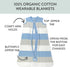 100% HonestBaby Wearable Blankets Sleeping Bags Swaddle Transition Organic Cotton for Infant Baby Boys, Girls, Unisex