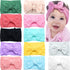 CÉLLOT Super Stretchy Soft Knot Headbands with Hair Bows, Head Wrap Hair Accessories for Newborn Baby Girls, Infant