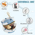 YETTASBIN Whale Portable Pacifier Holder Case with Metal Hook Buckle & Zipper for Diaper Bag and Stroller, Versatile