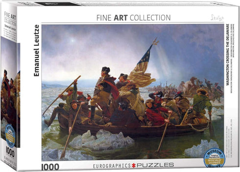 EuroGraphics Puzzle: Washington Crossing The Delaware by Emanuel Leutze (1000 Piece)
